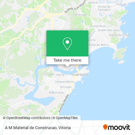 A M Material de Construcao map