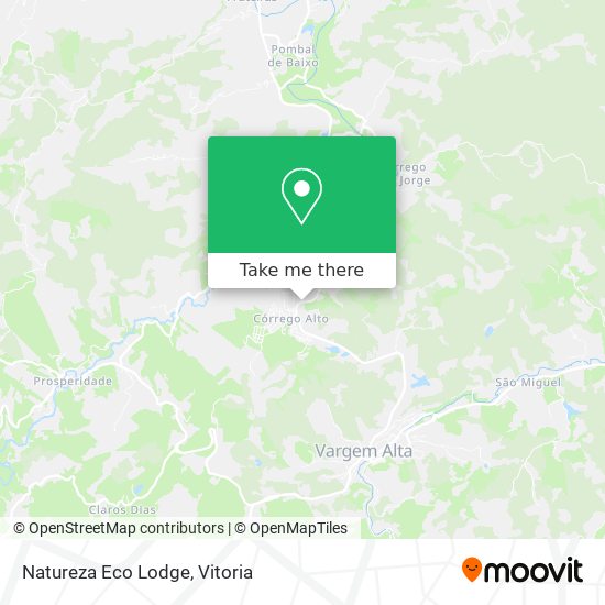 Natureza Eco Lodge map