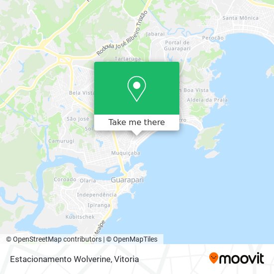 Estacionamento Wolverine map