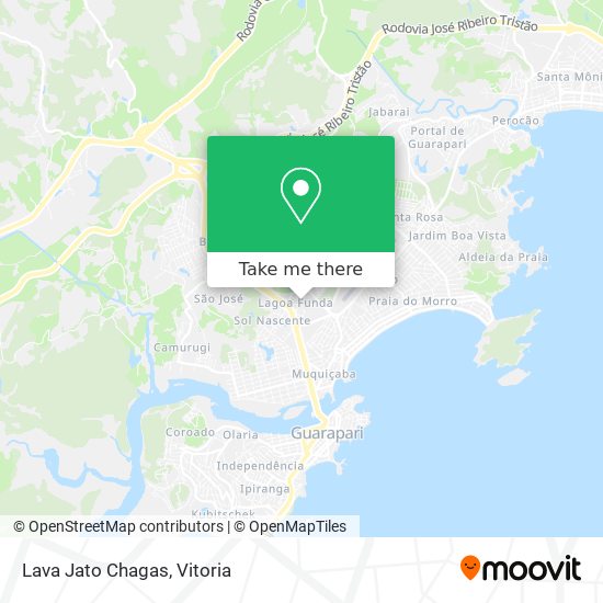 Lava Jato Chagas map