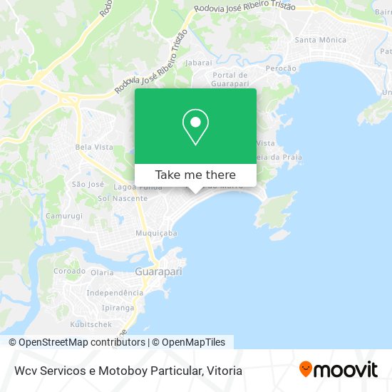 Wcv Servicos e Motoboy Particular map