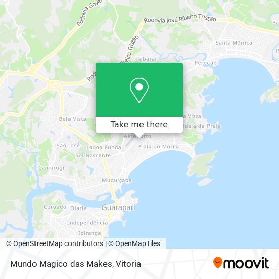 Mundo Magico das Makes map