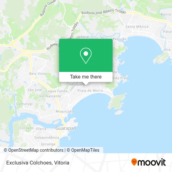 Exclusiva Colchoes map