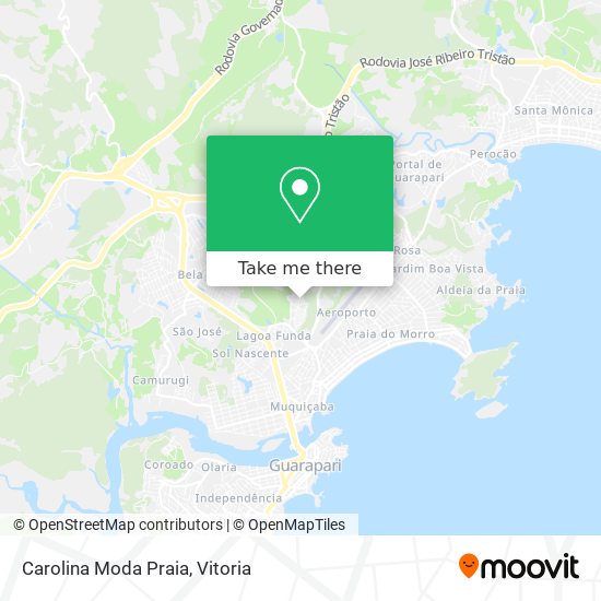 Carolina Moda Praia map