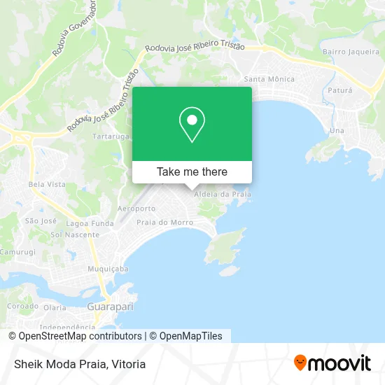 Sheik Moda Praia map