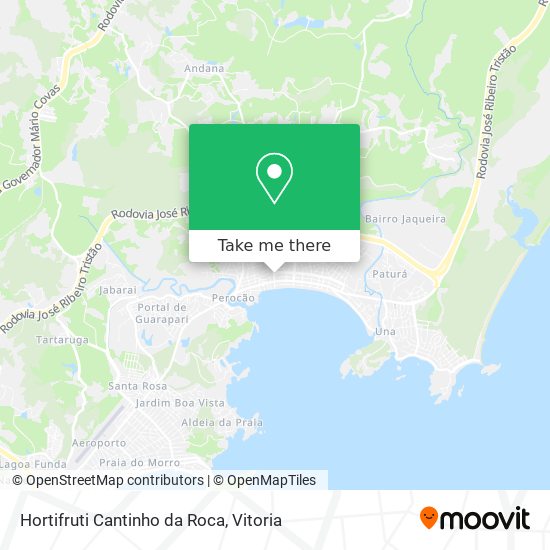 Hortifruti Cantinho da Roca map