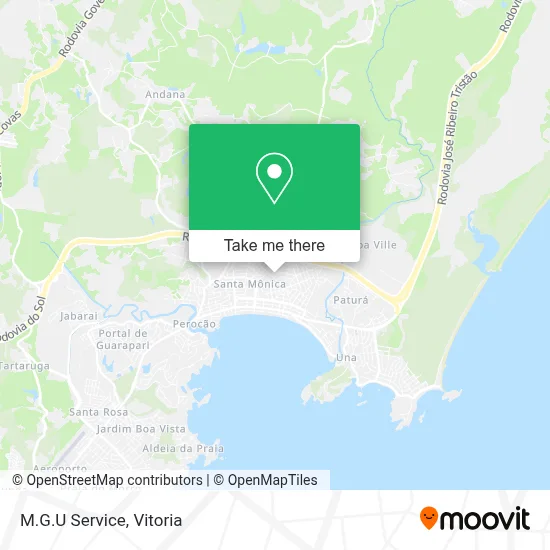 M.G.U Service map