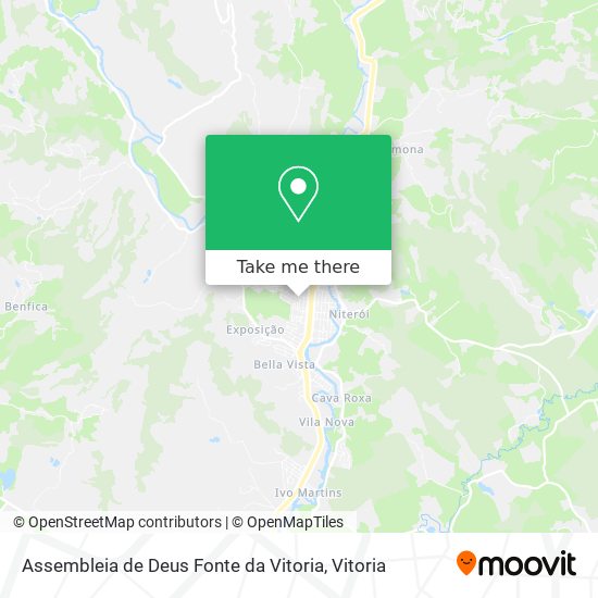 Assembleia de Deus Fonte da Vitoria map