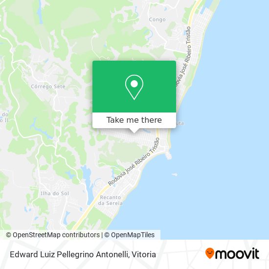 Edward Luiz Pellegrino Antonelli map