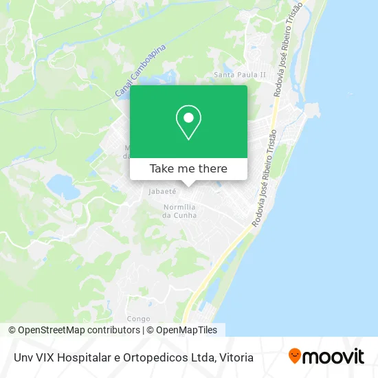 Unv VIX Hospitalar e Ortopedicos Ltda map