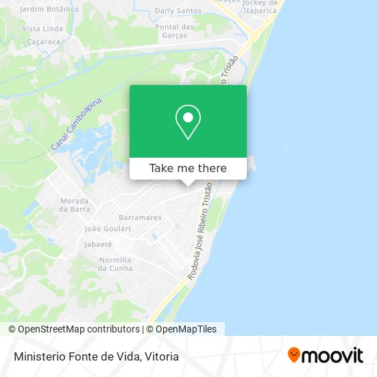 Ministerio Fonte de Vida map