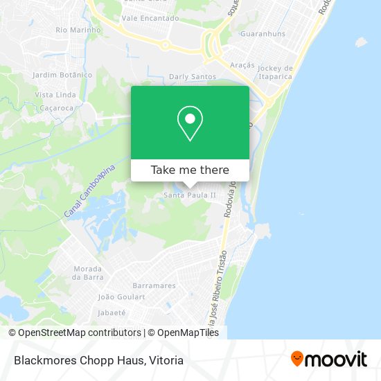 Blackmores Chopp Haus map