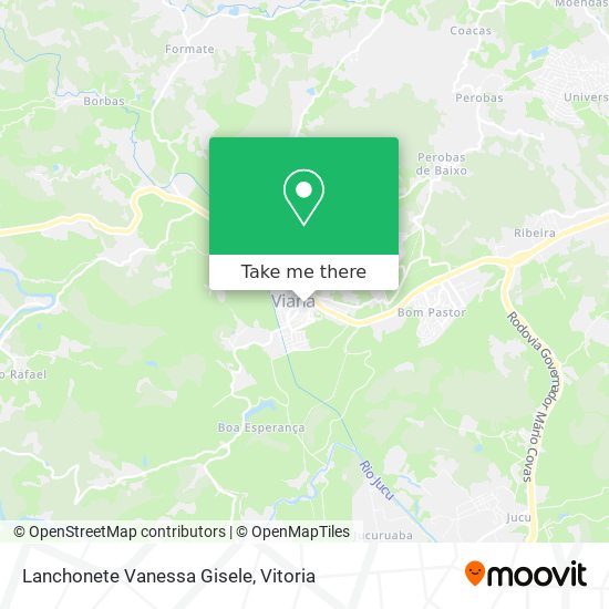 Lanchonete Vanessa Gisele map