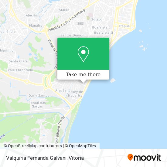 Valquiria Fernanda Galvani map