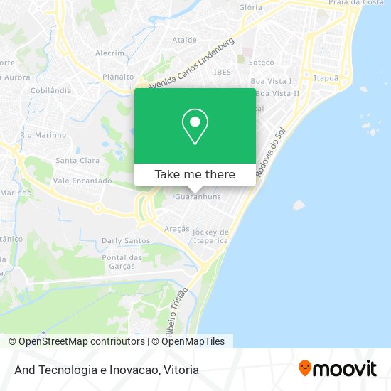And Tecnologia e Inovacao map