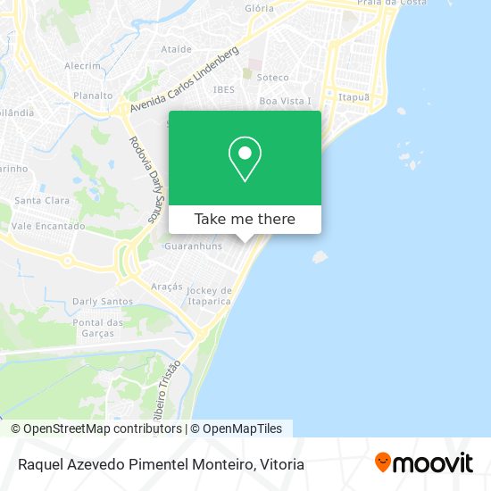 Raquel Azevedo Pimentel Monteiro map