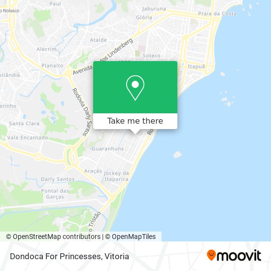 Dondoca For Princesses map