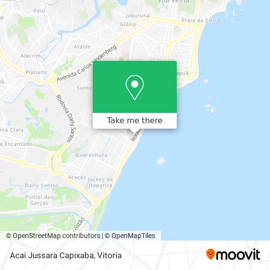 Acai Jussara Capixaba map
