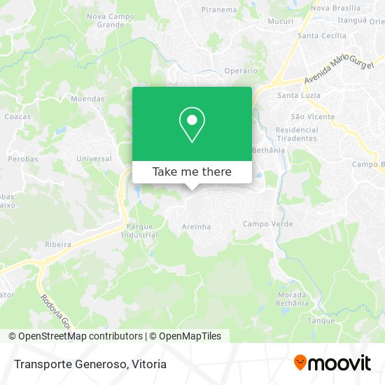 Transporte Generoso map