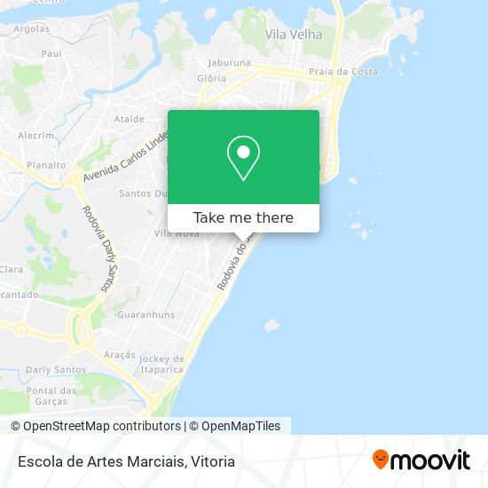 Escola de Artes Marciais map