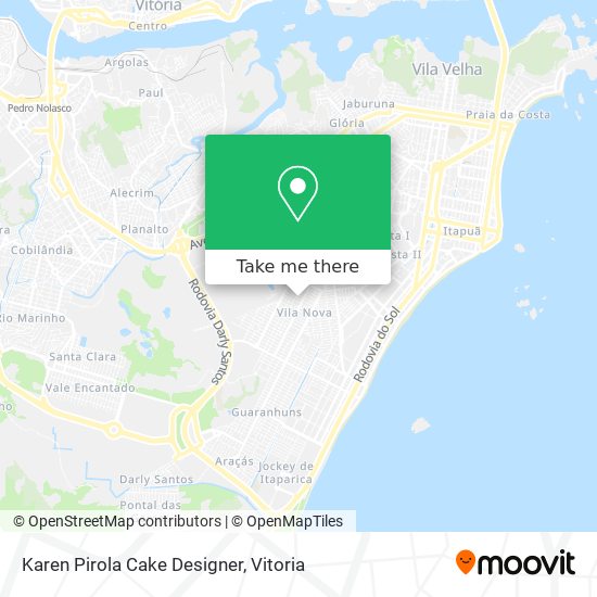 Karen Pirola Cake Designer map
