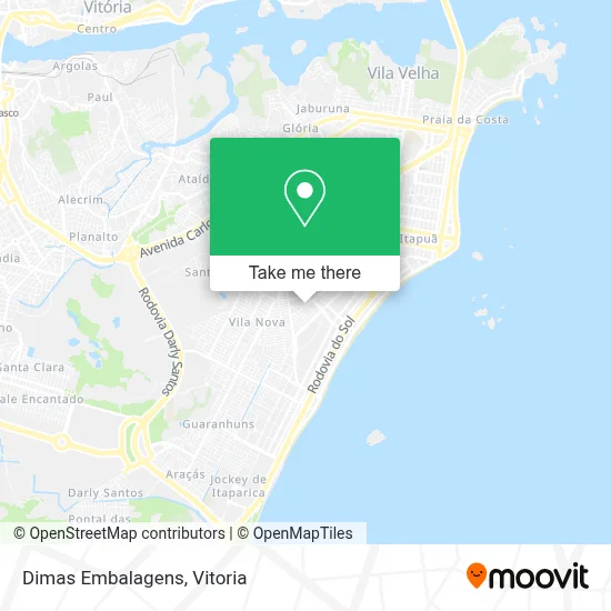 Dimas Embalagens map