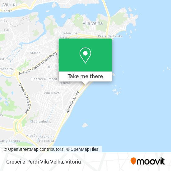 Mapa Cresci e Perdi Vila Velha