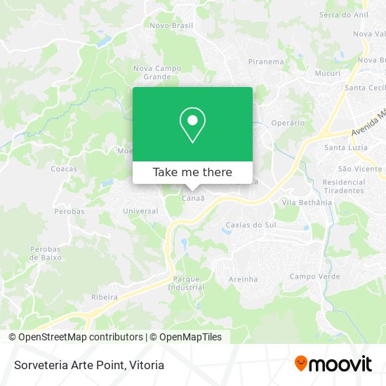 Sorveteria Arte Point map