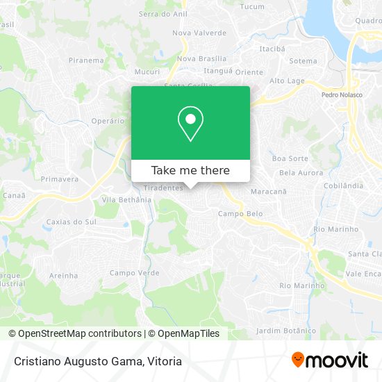 Cristiano Augusto Gama map