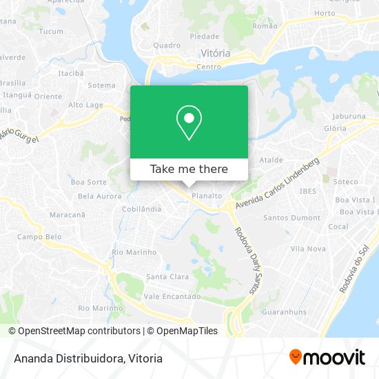 Ananda Distribuidora map