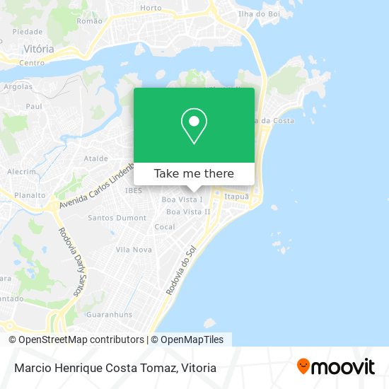 Marcio Henrique Costa Tomaz map