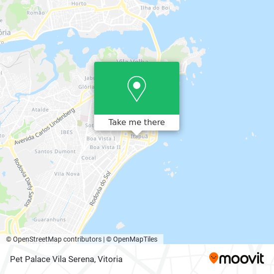Mapa Pet Palace Vila Serena