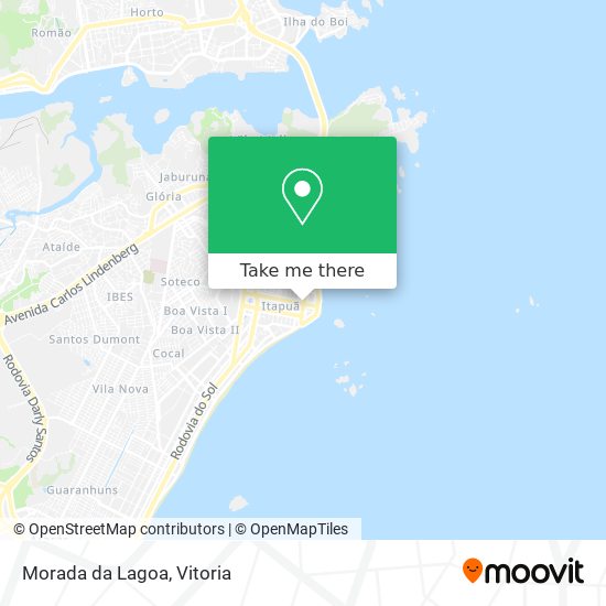 Morada da Lagoa map