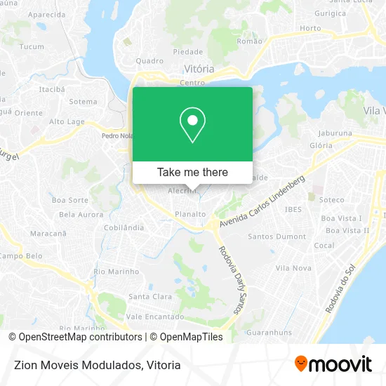 Zion Moveis Modulados map