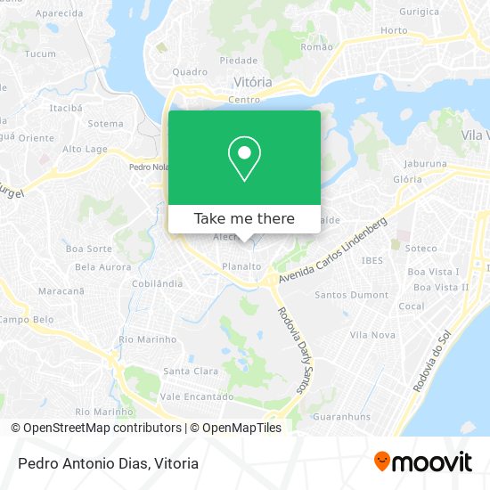 Pedro Antonio Dias map