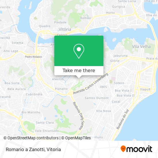 Romario a Zanotti map