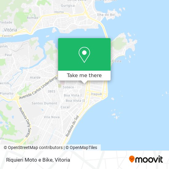 Riquieri Moto e Bike map