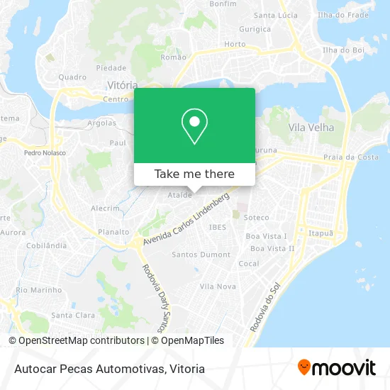Autocar Pecas Automotivas map