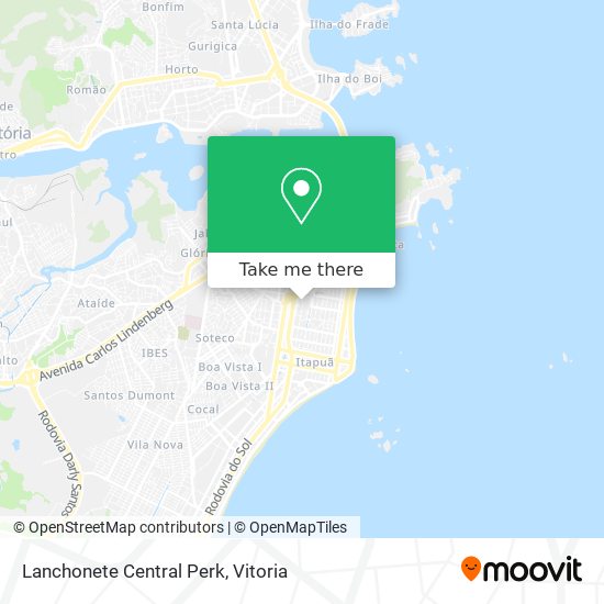 Lanchonete Central Perk map