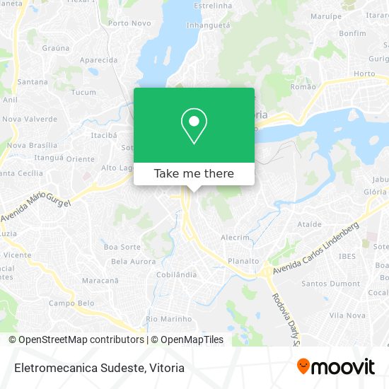 Eletromecanica Sudeste map
