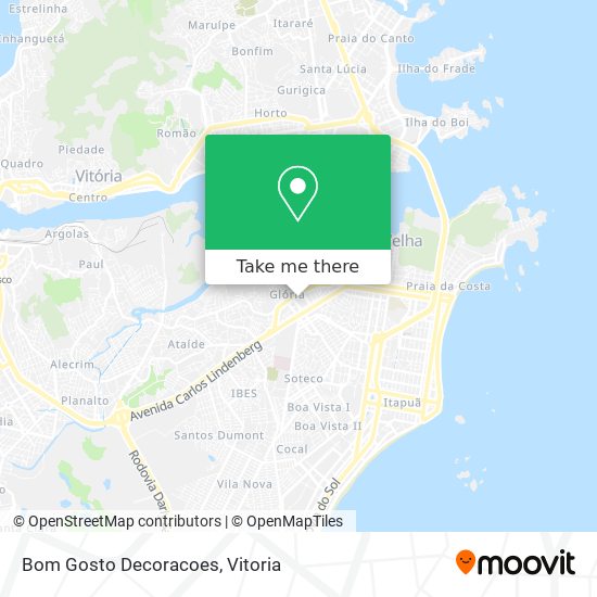 Bom Gosto Decoracoes map