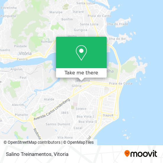 Salino Treinamentos map