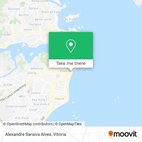 Alexandre Saraiva Alves map