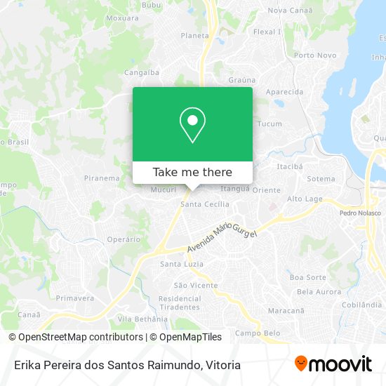 Erika Pereira dos Santos Raimundo map