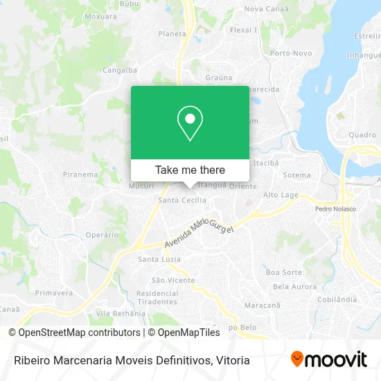 Ribeiro Marcenaria Moveis Definitivos map