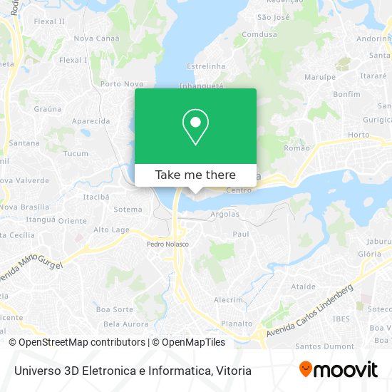 Universo 3D Eletronica e Informatica map