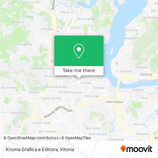 Kroma Grafica e Editora map