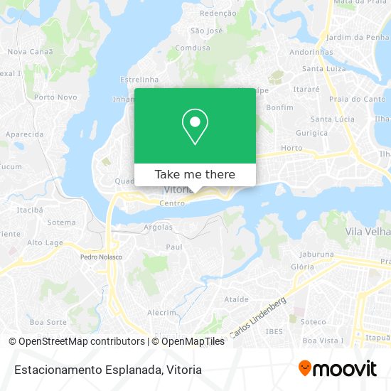 Estacionamento Esplanada map