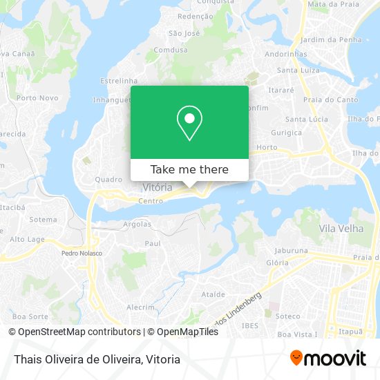 Mapa Thais Oliveira de Oliveira