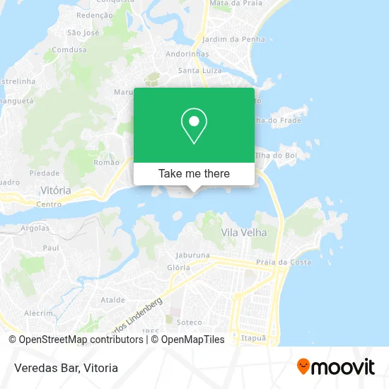 Veredas Bar map